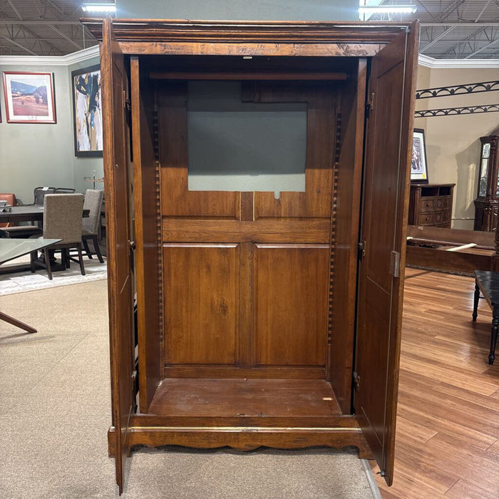 2-Door Rustic Clothing Armoire(BTK)