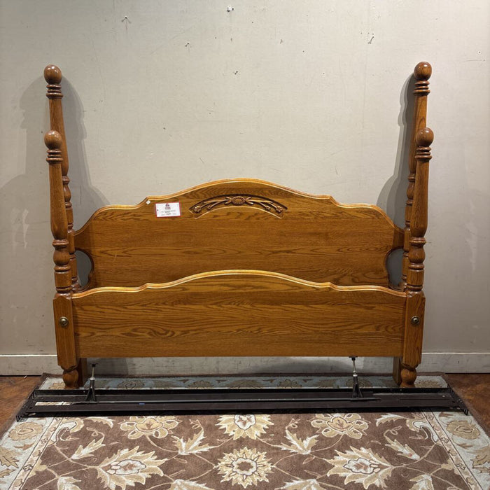 Oak 4-Poster King Bedframe(LSH)