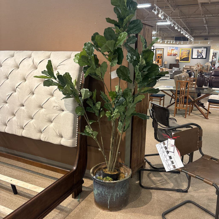 Green Vase Potted Faux Tree (BAI)