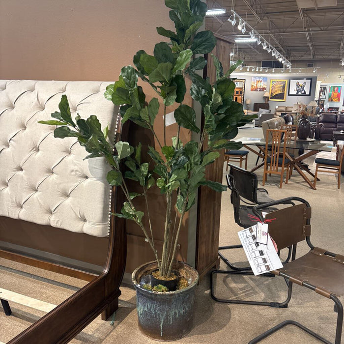Green Vase Potted Faux Tree (BAI)