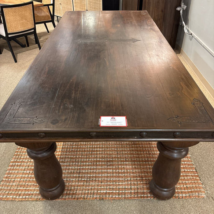 Large Solid Wood Darkwood Table (BIHH)