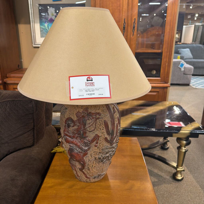 Cowboy Rustic Table Lamp (SK)