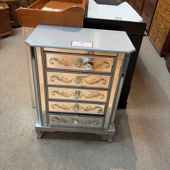 5-Drawer Mirrored Ornate Dresser(BAH)