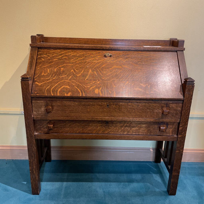 Antique 2-Drawer Secretary Desk(BHA)
