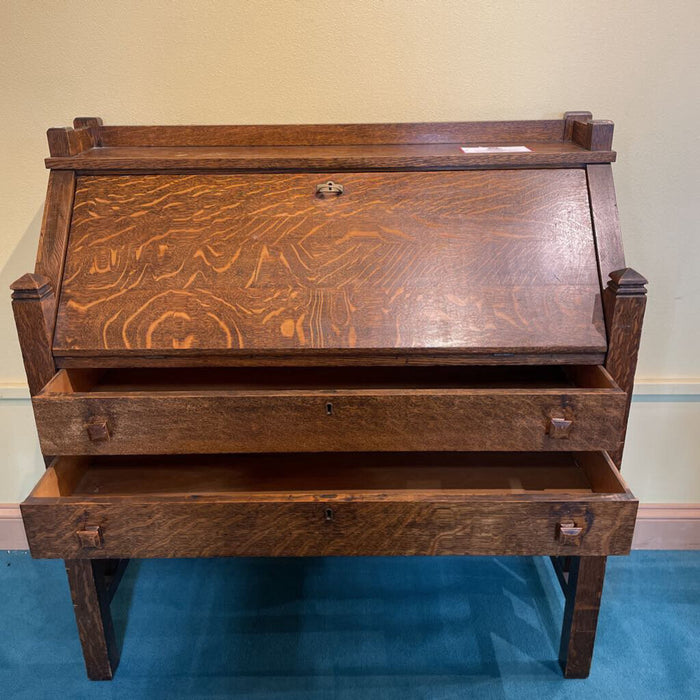 Antique 2-Drawer Secretary Desk(BHA)