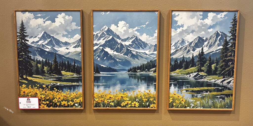 S/3 Snow Mtn Canvas (BAH)