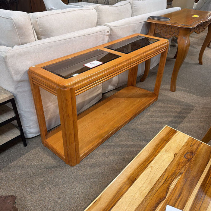 2-Glass Pane Sofa Table(SK)