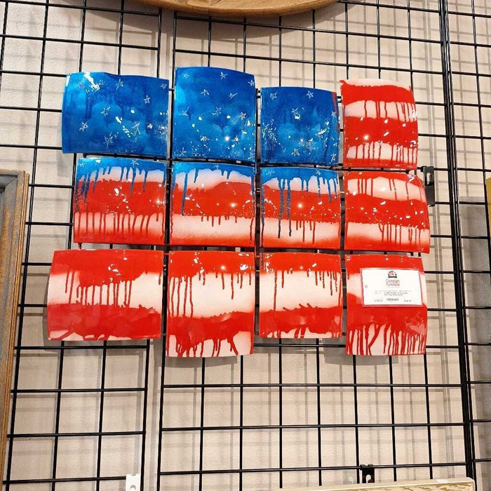 USA Flag Metal Art (IH)