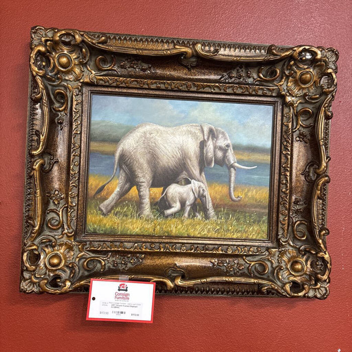 Ornate Framed Elephant Art(BHA)