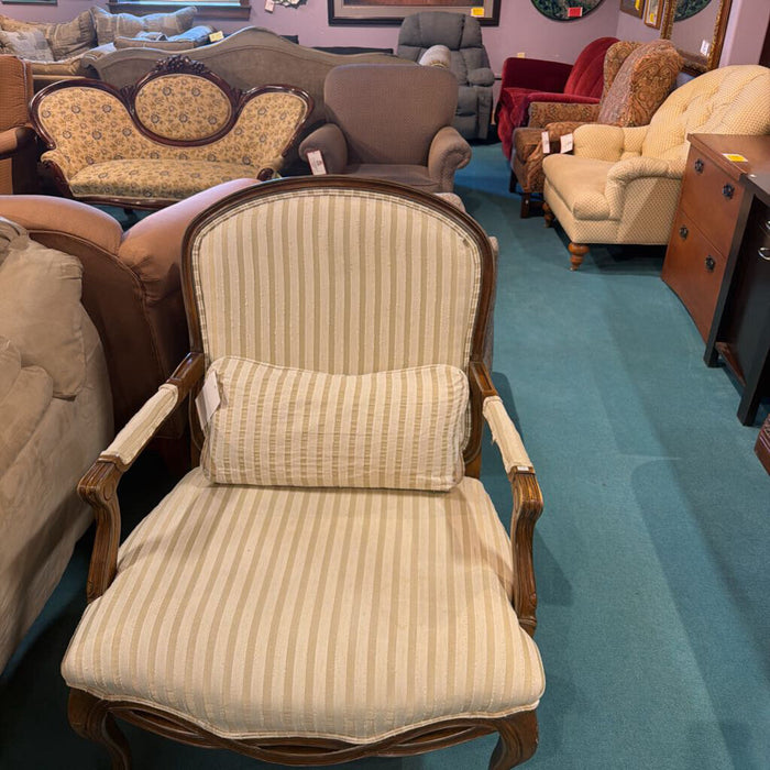 Striped Fabric Armchair(TI)