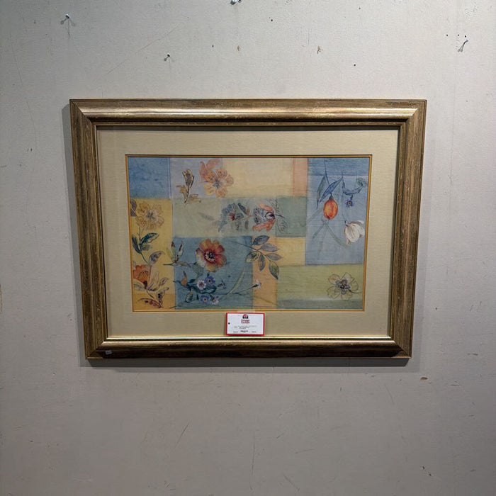 Framed Floral Artwork(LS)