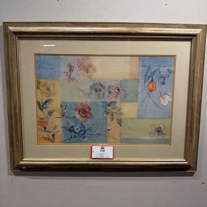Framed Floral Artwork(LS)