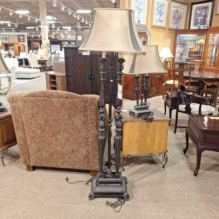 Ornate Multi-Pole Floor Lamp (SK)