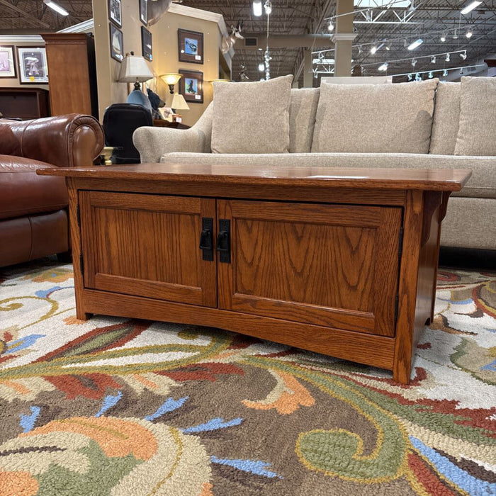 Mission Style 2-Drawer Coffee Table (BAH)