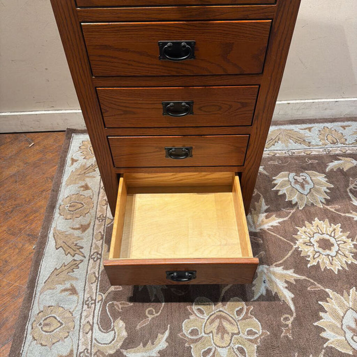 Tall Mission Style 6-Drawer Chest (BTK)
