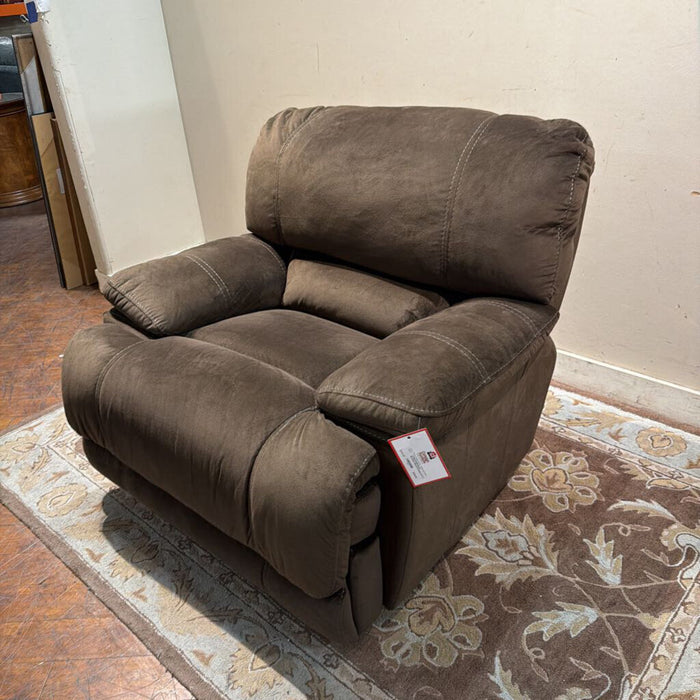 Brown Microfiber Manuel Reclining Ch (BTK)