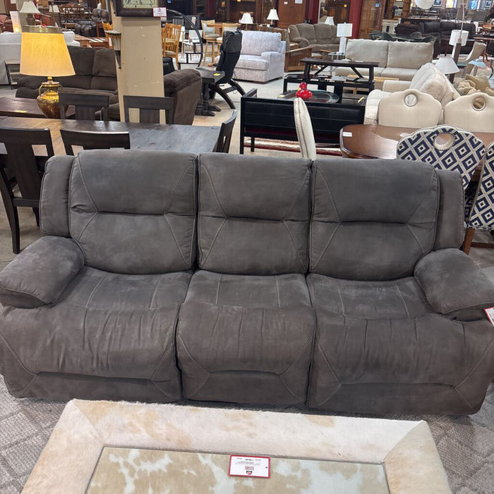 Grey Fabric Electric Reclining 3C Sofa (MAK)