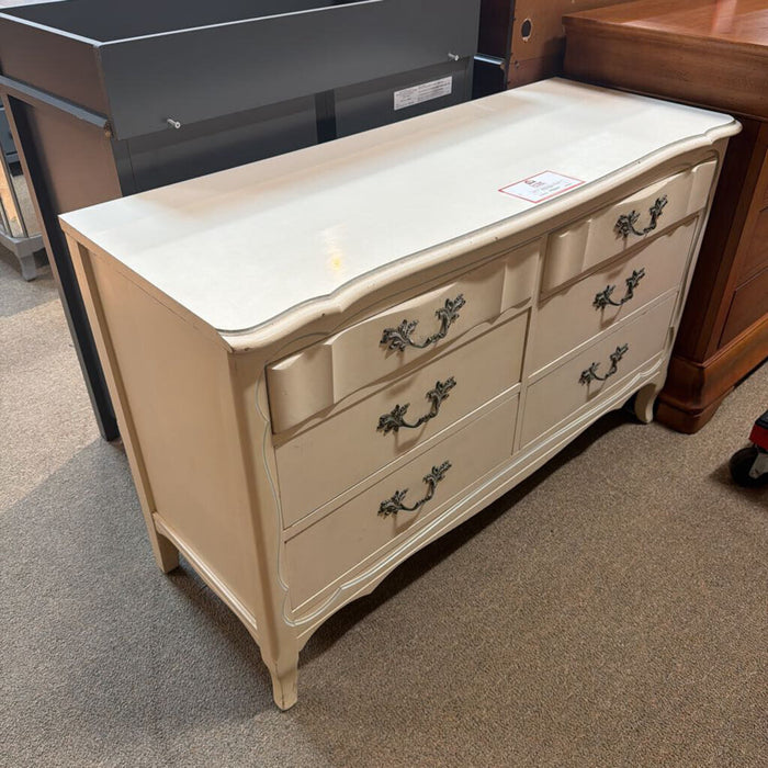 White 6-Drawer Dresser (BAH)