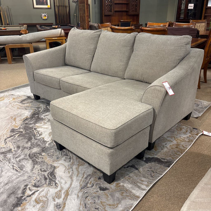 Grey Fabric Sofa W/Chase (SHK)