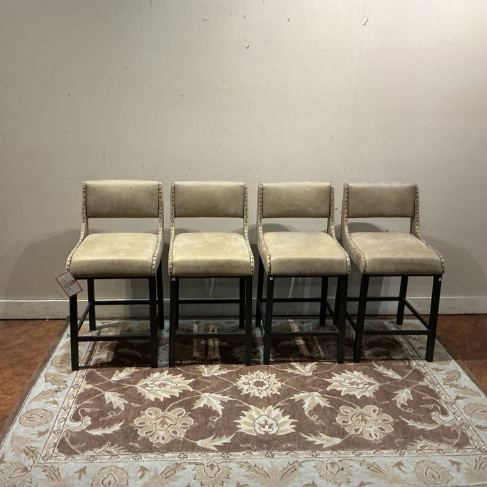 S/4 Tan NH Microfiber Barstools(BTK)