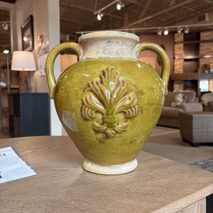 Bulbous Green Vase(LS)