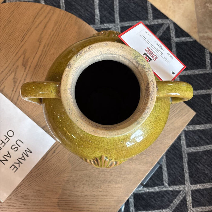 Bulbous Green Vase(LS)