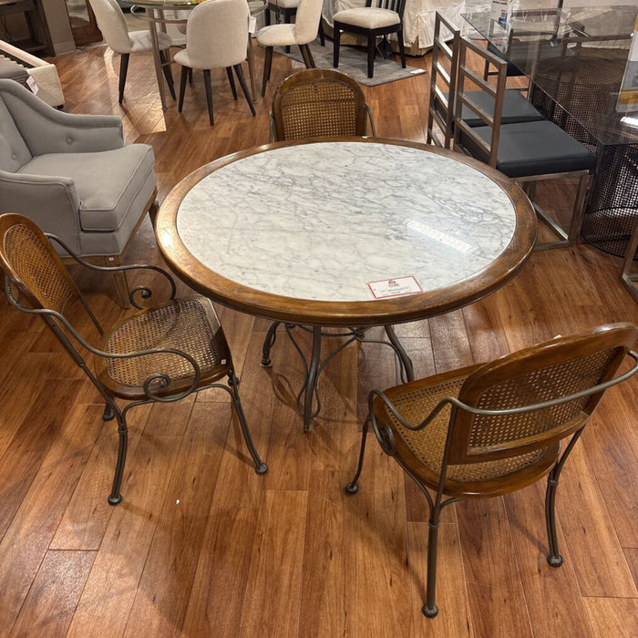 Round Stonetop DR Table w/ 3CH(LSH)