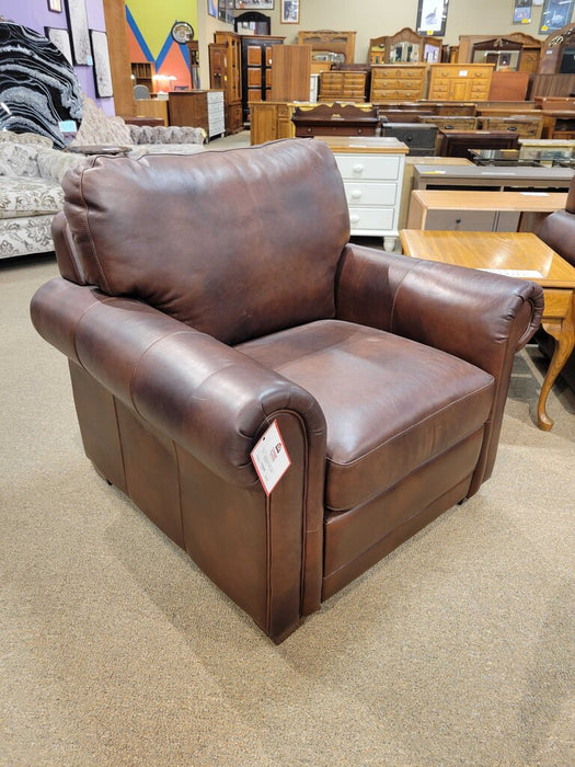 Brown Leather Chair(BTK)