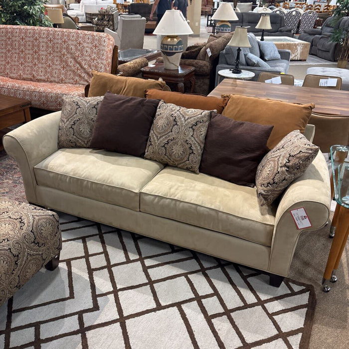 Tan Fabric Loveseat(BTK)