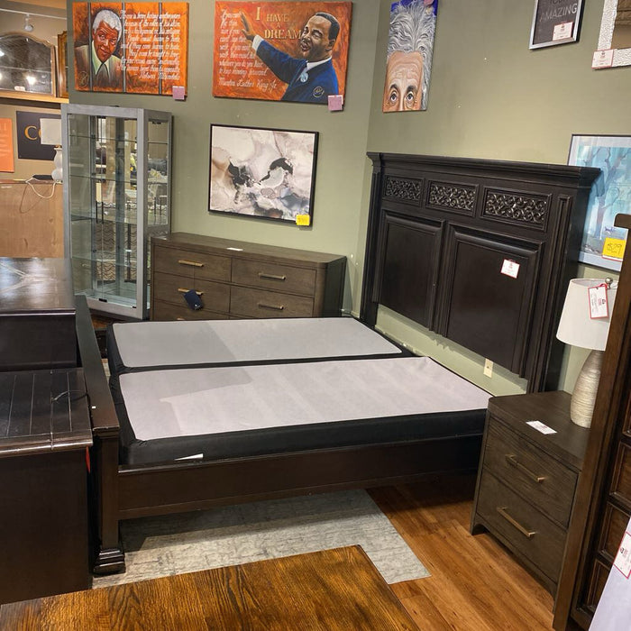 DW Black/Brown King Bedframe(TSK)