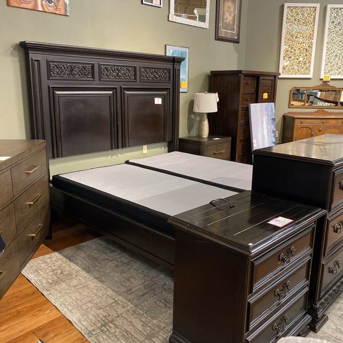 DW Black/Brown King Bedframe(TSK)