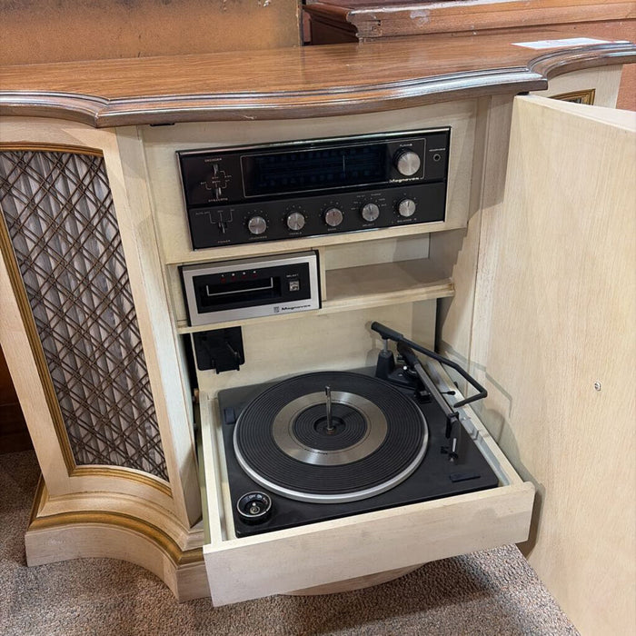 Two-Tone Media/Record Cabinet(BTK)