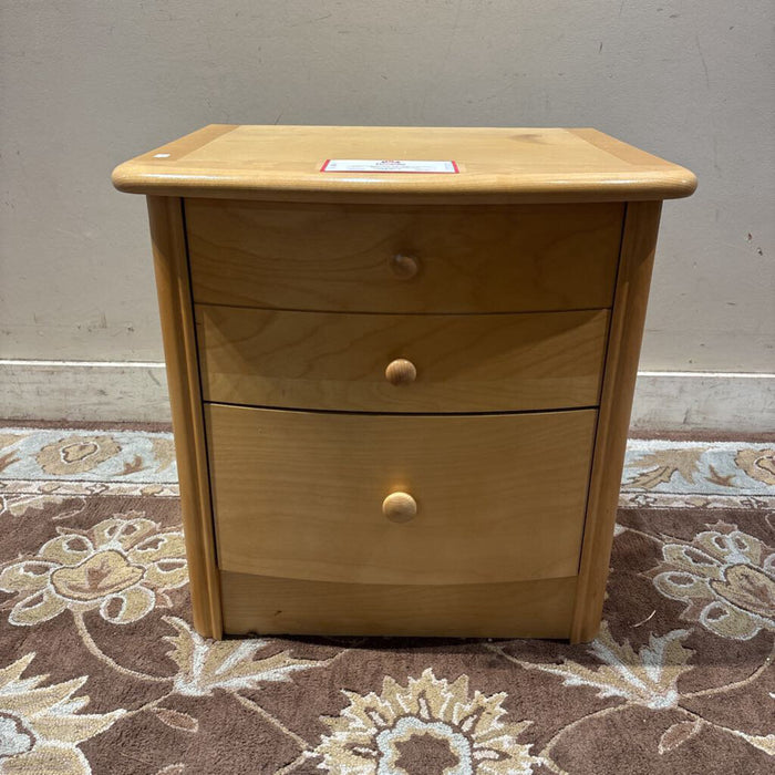 2-Drawer Lightwood Nightstand (AT)