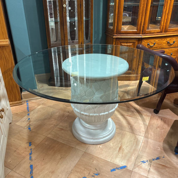 GT Round Table w/ White Stone Base (KHK)
