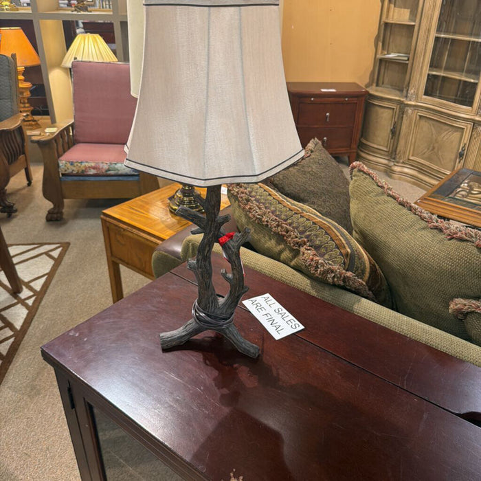 Wood Table Lamp+Shade (AT)