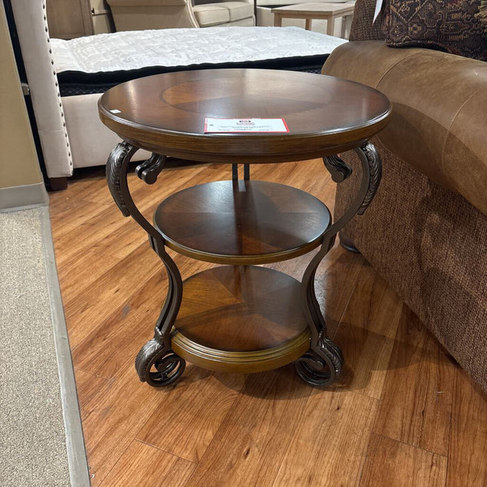Round DW 3 Tier End Table (MI)