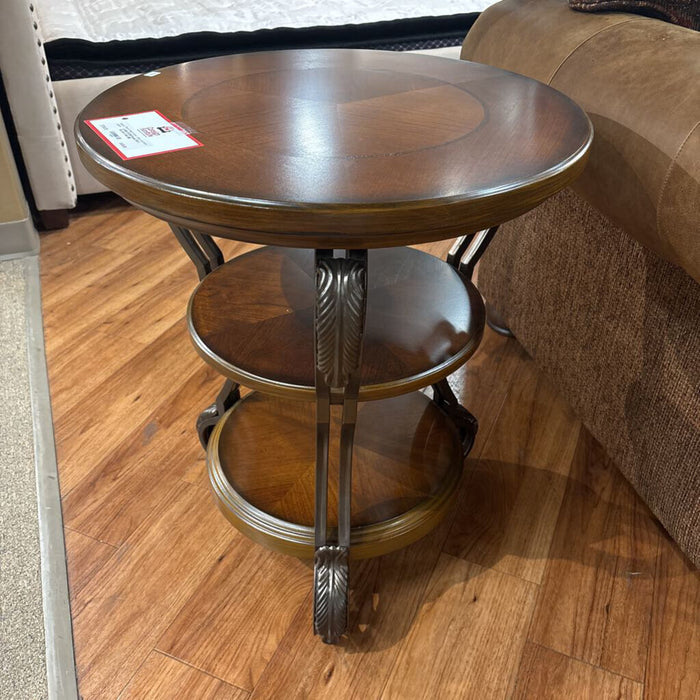 Round DW 3 Tier End Table (MI)