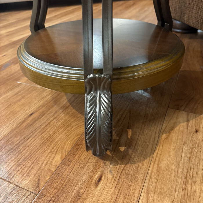 Round DW 3 Tier End Table (MI)