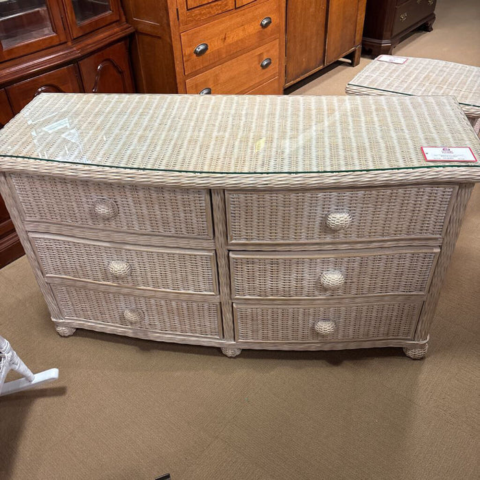 GT Wicker 6 Drawer Dresser (ALK)