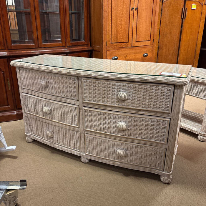 GT Wicker 6 Drawer Dresser (ALK)