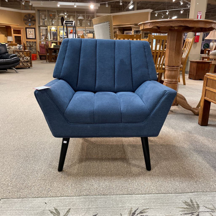 Blue Fabric Accent Chair (KL)