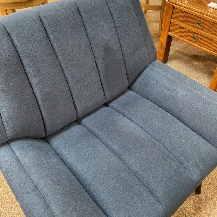 Blue Fabric Accent Chair (KL)