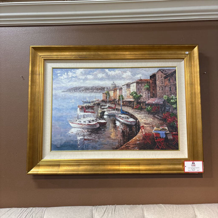 Gold Framed "Key Of The Sea" Art (BTK)