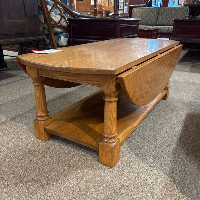 Drop-leaf Round Coffee Table (SK)