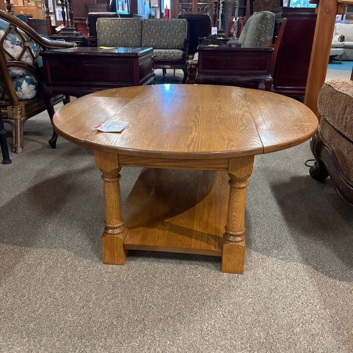 Drop-leaf Round Coffee Table (SK)