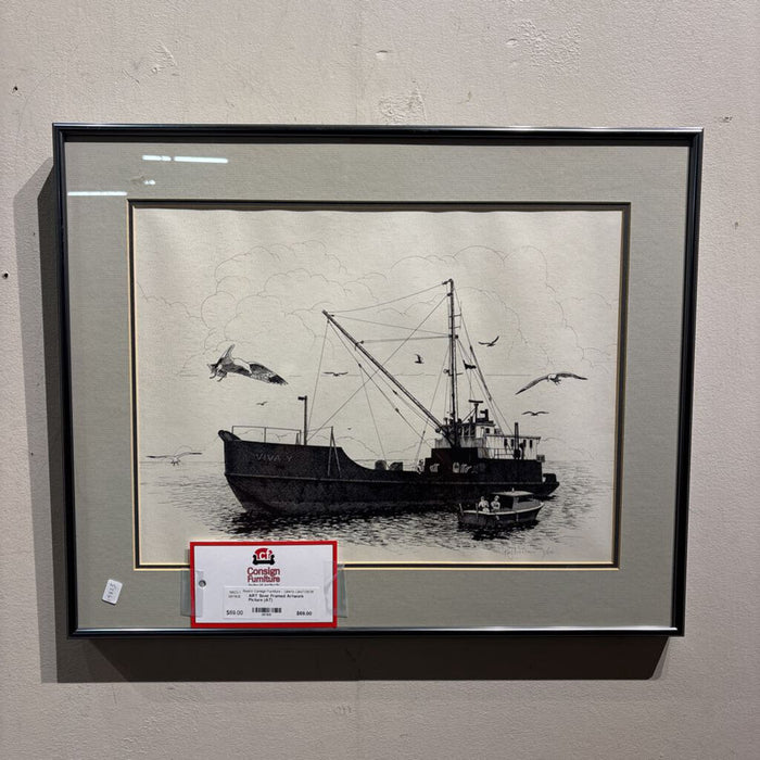 Siver Framed Artwork Picture (AT)