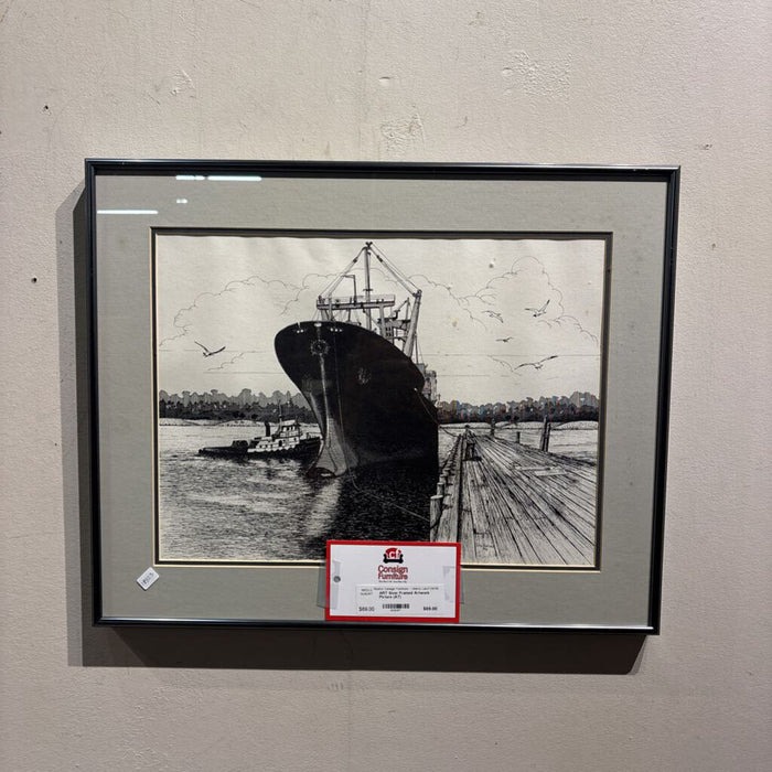 Siver Framed Artwork Picture (AT)