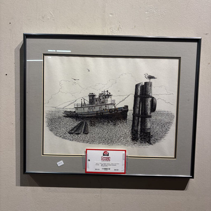 Siver Framed Artwork Picture (AT)