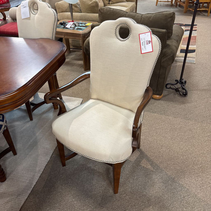 S/2 Blue/White Captain Dining Chairs (TI)