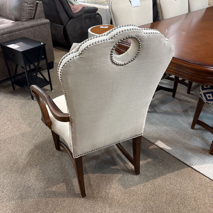 S/2 Blue/White Captain Dining Chairs (TI)
